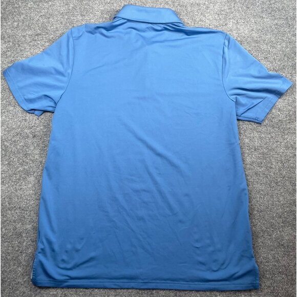 Adidas Mens Golf Polo L Short Sleeve Button Placket Lightweight & Breathable - Picture 4 of 5